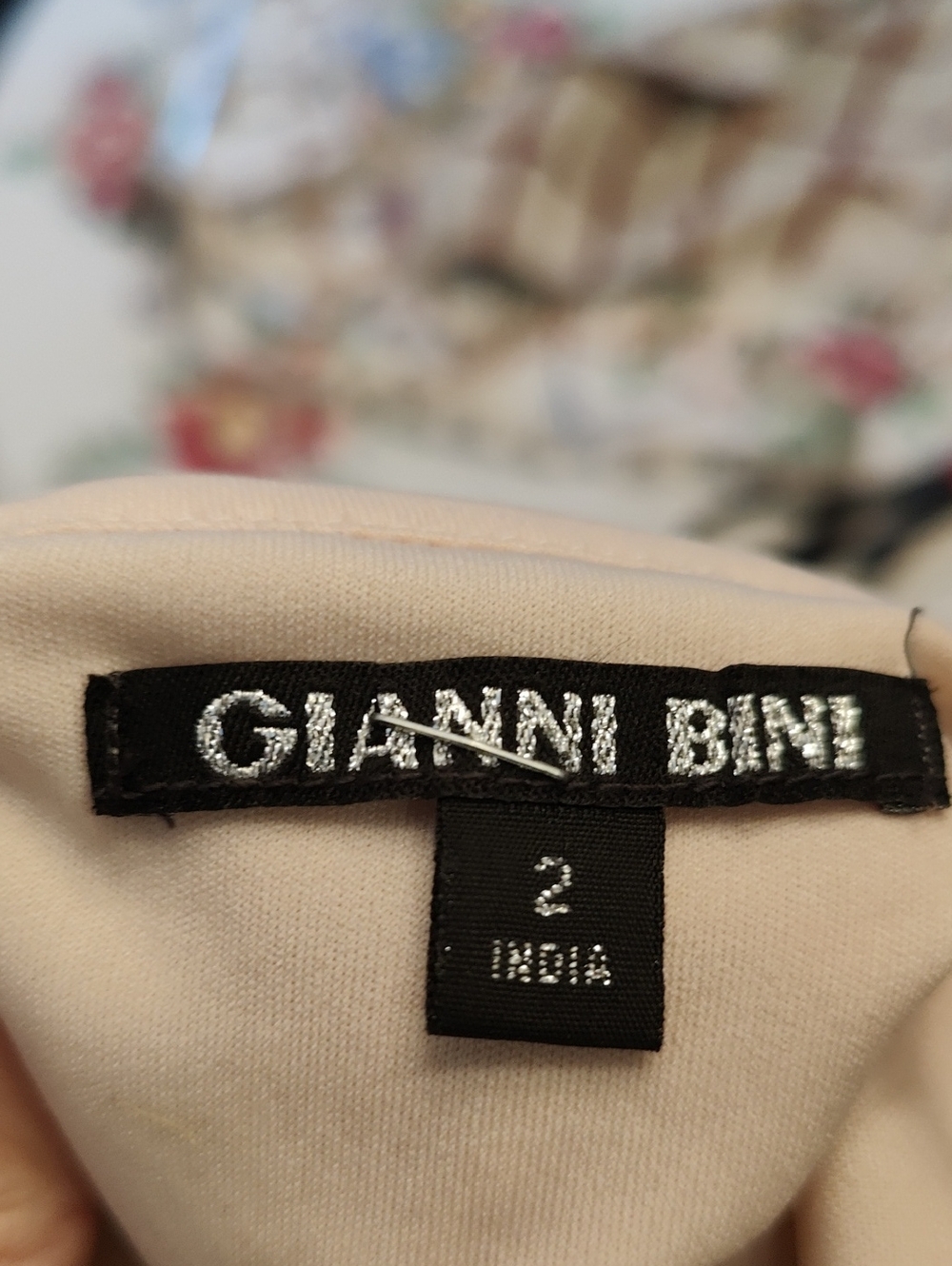 GIANNI BINI Penny Round Floral Beaded Cocktail Dress 2 - Picture 12 of 12